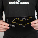 Bi-Fold Wallet - BATMAN Bat Logo Close-Up Black White Yellow