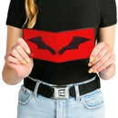 Bi-Fold Wallet - The Batman Movie Bat Wings Weathered Red Black
