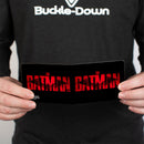 Bi-Fold Wallet - THE BATMAN Movie Bat Title Weathered Black Red
