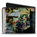 Bi-Fold Wallet - Batman and Gotham City Villains Torn Faces Graffiti Collage2