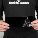 Bi-Fold Wallet - The Batman and Batcycle Pose Black White