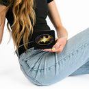 Bi-Fold Wallet - Justice League Batman Bat Signal Logo Black/Gold