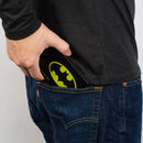Bi-Fold Wallet - Batman Bat Signal Logo Black/Yellow/Black