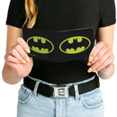 Bi-Fold Wallet - Batman Bat Signal Logo Black/Yellow/Black