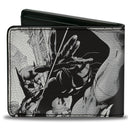 Bi-Fold  Wallet - Batman Jim Lee Hush Chain and Grappling Hook Pencils White/Black