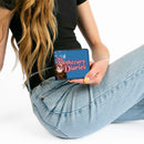 Bi-Fold Wallet - THE APOTHECARY DIARIES Maomao Pose and Title Logo Blues