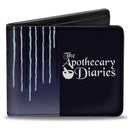 Bi-Fold Wallet - THE APOTHECARY DIARIES Maomao Scene and Title Logo Black/White