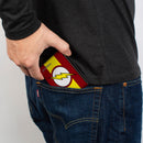 Bi-Fold Wallet - Flash Logo Stripe Red White Yellow