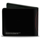 Bi-Fold Wallet - THE FLASH Signal Logo Black/Red/Yellow