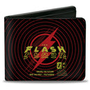 Bi-Fold Wallet - THE FLASH Signal Logo Black/Red/Yellow