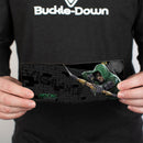 Bi-Fold Wallet - Arrow Aiming Pose + VIGILANTE Bricks Black Grays
