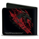 Bi-Fold Wallet - Game of Thrones The Dragon Awakens FIRE AND BLOOD Black/Red/Grays