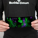 Bi-Fold Wallet - THE JOKER Card Flipping Poses Black Greens Purples