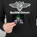 Bi-Fold Wallet - Joker Smiling + Laughing Poses HAHA Black Gray Purple Green