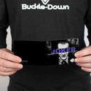 Bi-Fold Wallet - THE JOKER Sliced Portrait Black Grays Purple