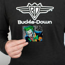 Bi-Fold Wallet - Joker Smiling Gun BANG Alley Pose CLOSE-UP