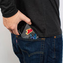 Bi-Fold Wallet - Joker Smiling Gun BANG Alley Pose CLOSE-UP