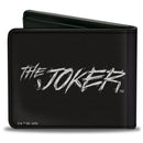 Bi-Fold Wallet - THE JOKER Smiling Face Sketch Black/White