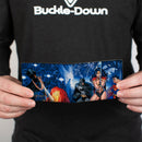 Bi-Fold Wallet - Justice League Infinite Crisis Issue #1 Trinity Group Cover Pose + Capes Sword Blues