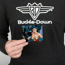 Bi-Fold Wallet - Justice League New 52 5-Superhero Group Action Poses Sky Blue