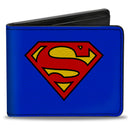 Bi-Fold Wallet - Superman Shield Blue Red Yellow