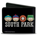 Bi-Fold Wallet - SOUTH PARK Boys Faces and Title Black/White