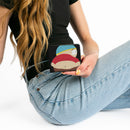 Bi-Fold Wallet - South Park Cartman Mooning Pose and Logo Black