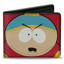 Bi-Fold Wallet - South Park Cartman Face Character Close-Up Red