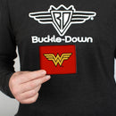 Bi-Fold Wallet - Wonder Woman Logo Red Black Gold