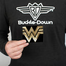 Bi-Fold Wallet - WONDER WOMAN 1984 WW Logo CLOSE-UP Black Golds