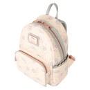 Loungefly Disney Stitch & Angel Cherry Blossom All-Over Print Mini Backpack