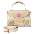 Loungefly Disney Stitch & Angel Cherry Blossom Bow Handle Crossbody Bag