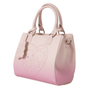 Loungefly Stitch & Angel Cherry Blossom Heart Crossbody Bag