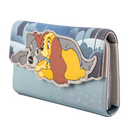 Loungefly: Disney Lady and the Tramp Wet Cement Flap Wallet