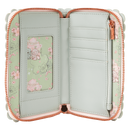 Loungefly Stitch & Angel Cherry Blossom All-Over Print Zip Around Wallet