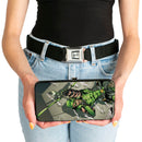Hinged Wallet - Green Arrow Shooting Pose + Year One Cover Pose White