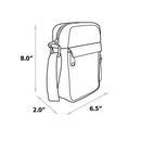 Women's Crossbody Wallet - Wonder Woman Comics Scenes Through the Years Stacked