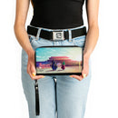PU Zip Around Wallet Rectangle - THE APOTHECARY DIARIES Jinshi and Maomao Walking Away Scene
