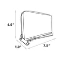 PU Zip Around Wallet Rectangle - GILMORE GIRLS LUKE'S Coffee Cup Icon Gray/Browns