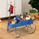 Wooden Wagon Plant Bed