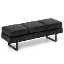 Waiting Room Bench Seating Long Bench with Metal Frame Leg