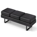 Waiting Room Bench Seating Long Bench with Metal Frame Leg
