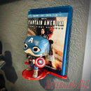 Wall-Mount Combo Shelf for Blu-rays, Games, Comics & Collectible Figures