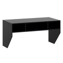 Wall-Mounted Computer Desk Floating Laptop Desk with 3 Storage Compartments