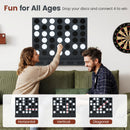Wall-Mounted Connect 4 Game with Acrylic Discs