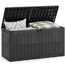 100 Gallon Outdoor Deck Box with Lockable Lid