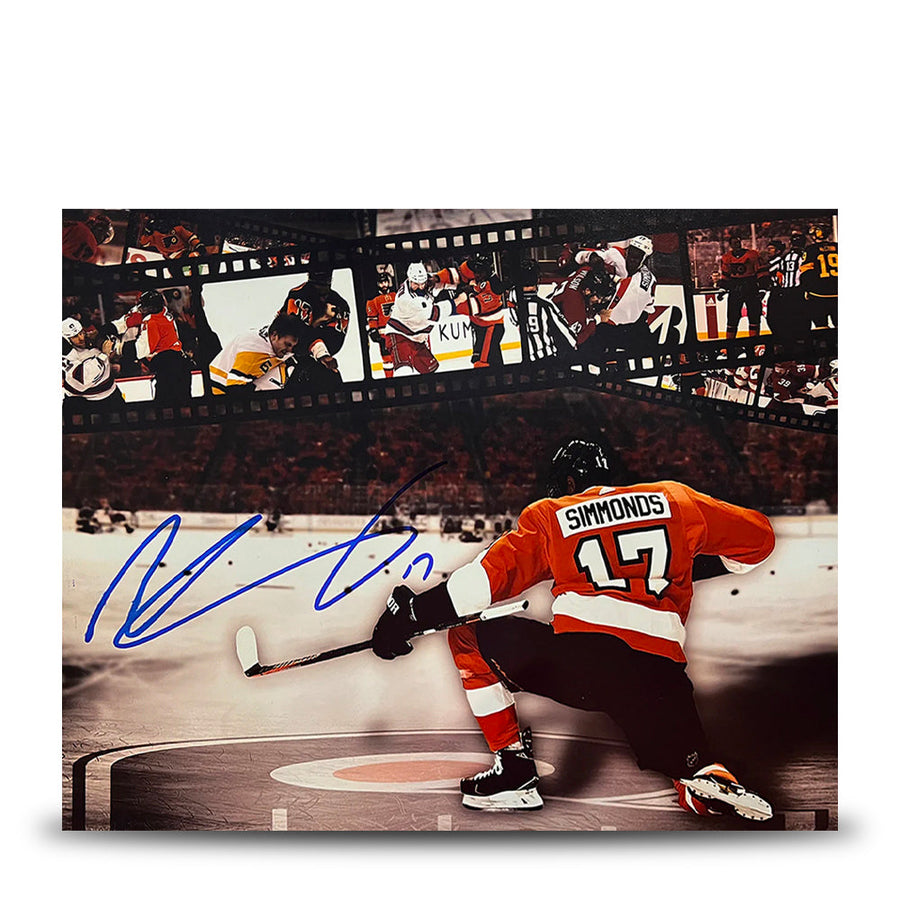 Wayne Simmonds Philadelphia Flyers Autographed 11