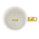 We'll Always Be Best Friends (You Know Too Much) Mug Gold Handle | Stoneware Coffee Tea Cup | 16oz