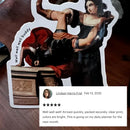 Well Well Well Buddy Timoclea Kills the Captain of Alexander the Great Vinyl Sticker Elisabetta Sirani Painting