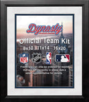 MLB Baseball Photo Picture Frame Kit - San Diego Padres (White Matting, Navy Trim)